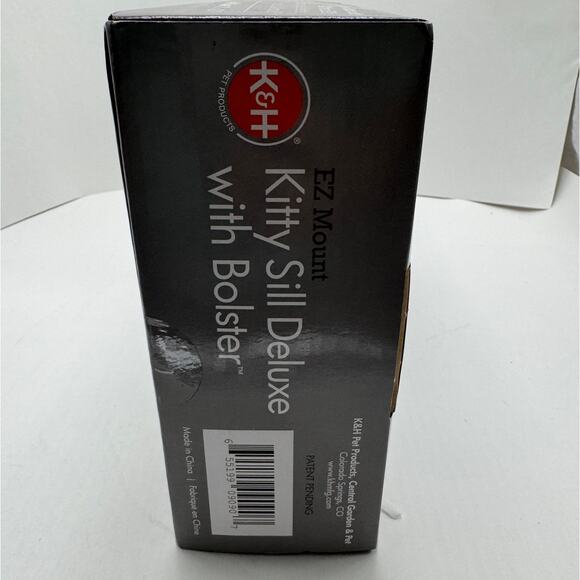 K&H EZ Mount Kitty Sill Deluxe with Bolster Chocolate NEW - Picture 4 of 5